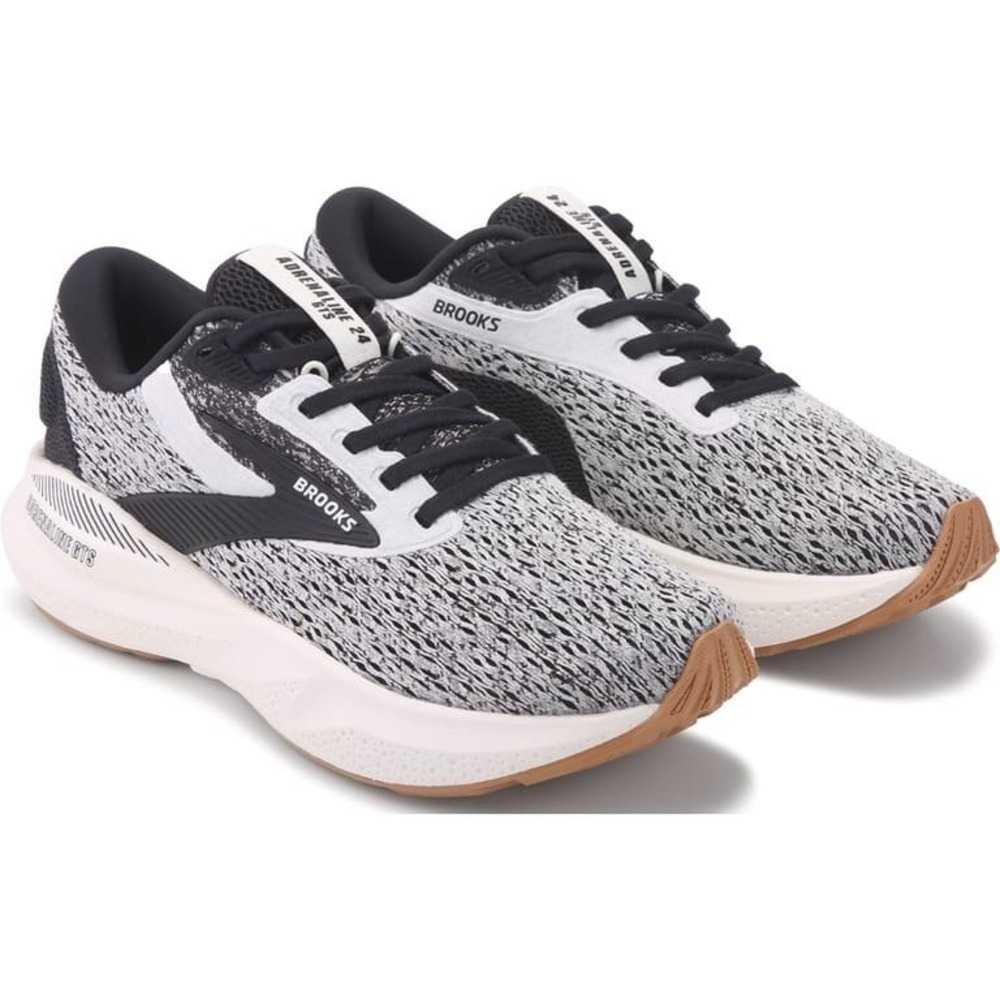 Brooks Adrenaline GTS 24 Coconut Black Reflective Sneaker Mesh 2024 Women's 12